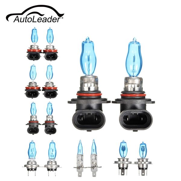 

2шт h1/h3/h4/h7/h8/h11/hb3/hb4 6000k 12 в 100 вт белый вождение автомобиля hod ксеноновые лампы лампы свет фар галогенные автомобиль головно