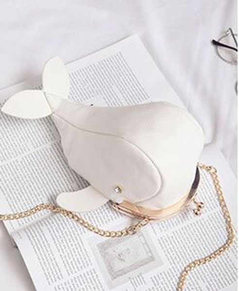 

2017 new fund mini whale character one shoulder bag handbag chain worn packets