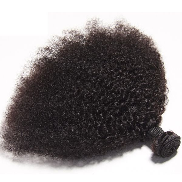 Brezilyalı bakire insan saçı afro kinky kıvırcık işlenmemiş remy saç örgüsü çifte atkılar 100g/paket 1bundle/lot boyanabilir ağartılabilir FedEx