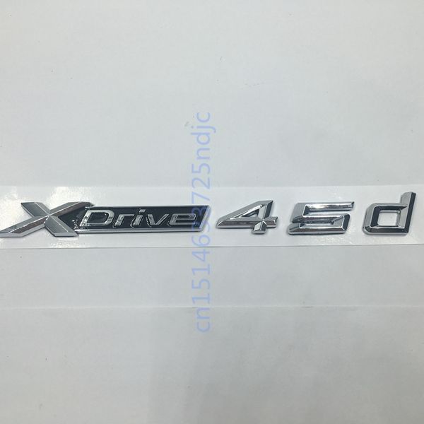 Adesivo styling per finiture auto per BMW X1 X3 X4 X5 Serie Xdrive 20d 25d 30d 35d 40d 45d 48d Distintivi dell'emblema Logo Letters303m