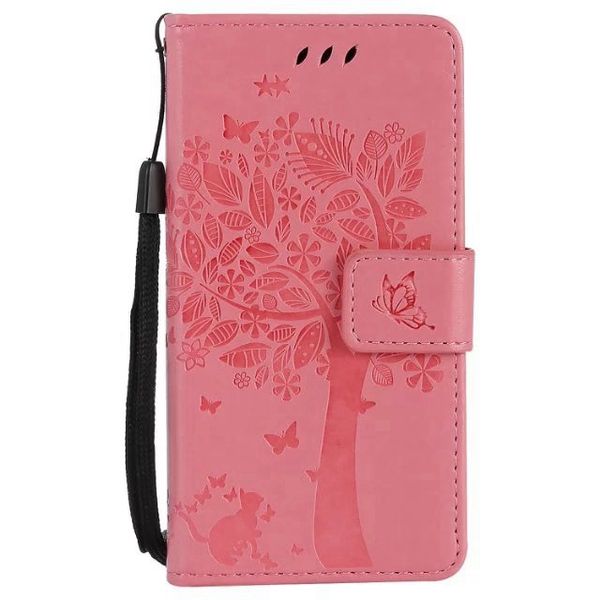 coque samsung a5 2017 feuilles roses