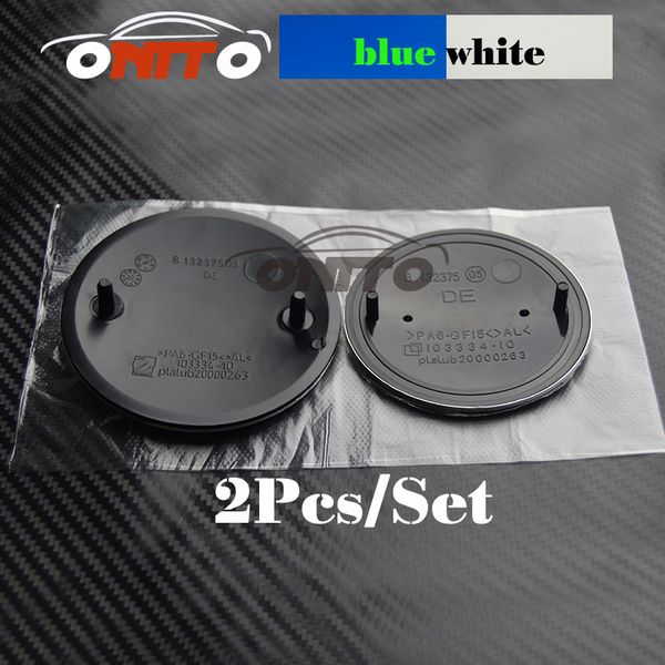 

82 мм / 74 мм синий / белый оригинальный OEM тип эмблема знак капот капот передний задн