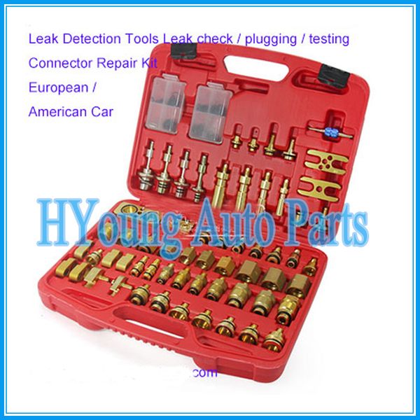 

fit european american car leak detection tools leak check / testing connector repair tools kit auto air conditioning part