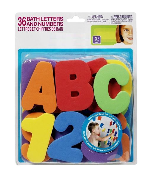 

bath letters and numbers