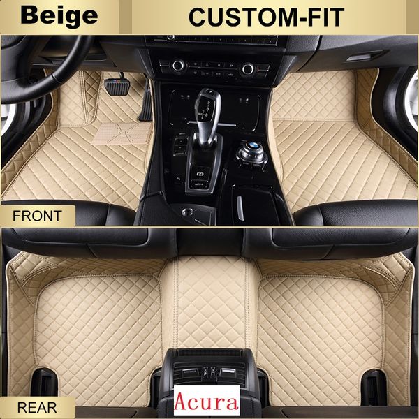 2019 Scot Custom Fit Leather Car Floor Mats For Acura Rdx All