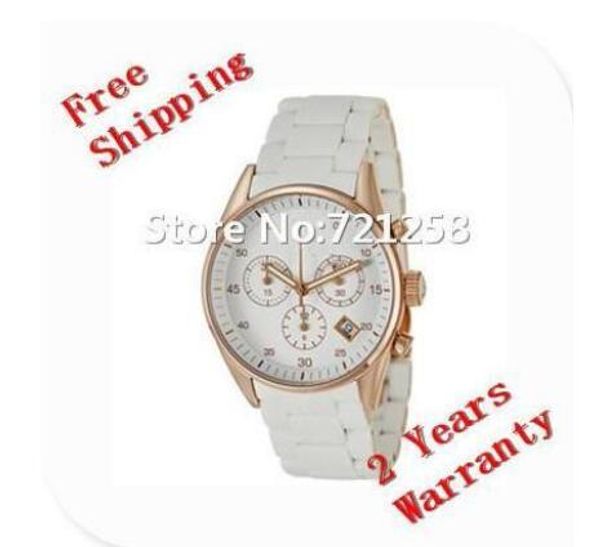 

free hk shipping _Absolute luxury New AR5920 5920 Watch Stainless Steel Quartz Watches CHRONOGRAPH Womens Wirstwatch +original box