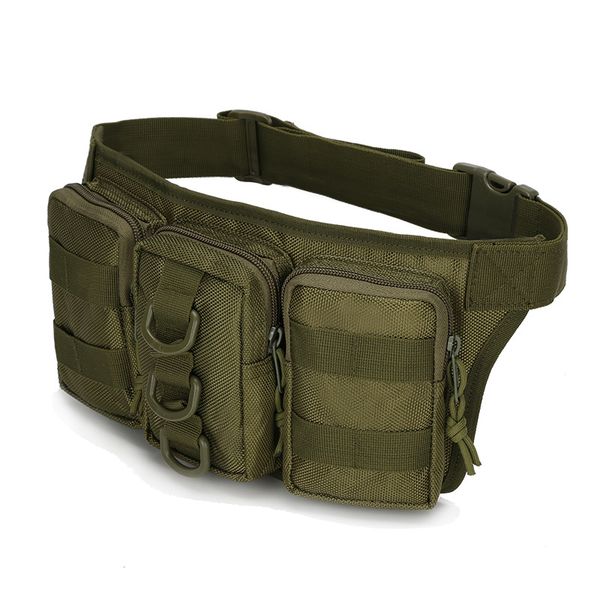 

waterproof waist bag three small pockets of military tactical pack outdoor sports hiking fishing camouflage waist bags portable 20ls f
