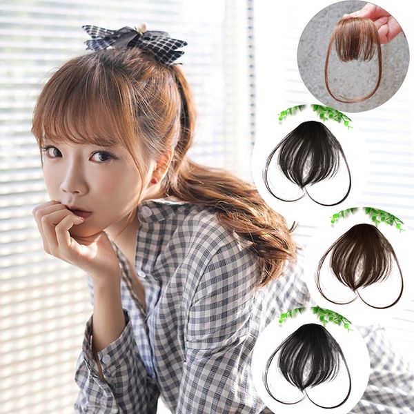 Hair Bang Wig Mini Air Bangs Fringe Piece Of Hair Korean Mini Bangs Thin Small Volumes Buckle Canada 2019 From Hetianxia100 Cad 1 49 Dhgate