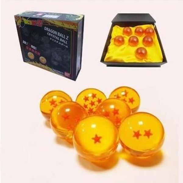 

4 5cm animation dragonball 7 tar cry tal ball et of 7 pc new in box dragon ball z complete anime manga
