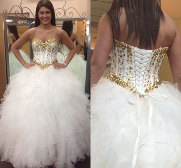 Gold Sweet 16 Dresses