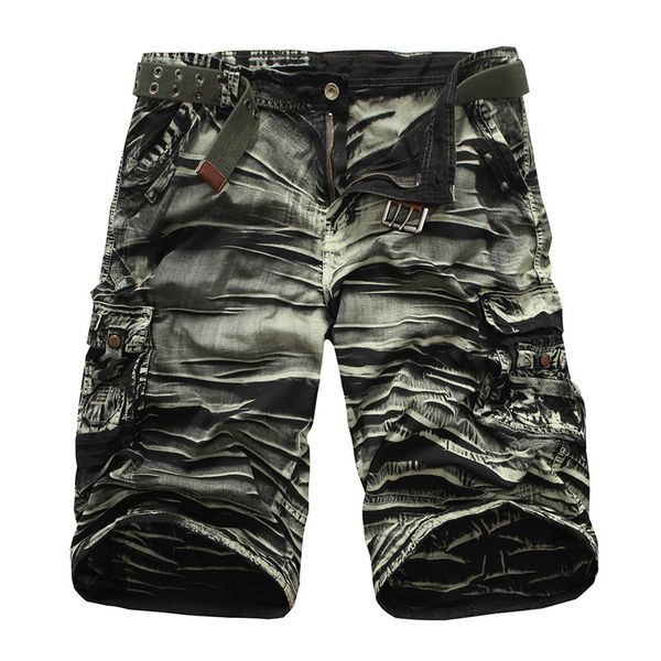 

wholesale-2016 new arrival plus size 29-38 mens casual shorts men's camouflage loose cargo shorts mens multi-pocket shorts, White;black