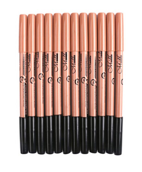 E CHEGADA NOVA 1set = 12pcs 3colors para escolher maquiagem sobrancelha Menow maquiagem Função Duplo Concealer Lápis maquillaje