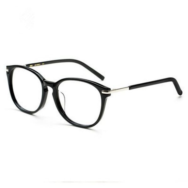 

star models retro myopia glasses frame female models large frame plate plain glasses men and women black box full frame w5175