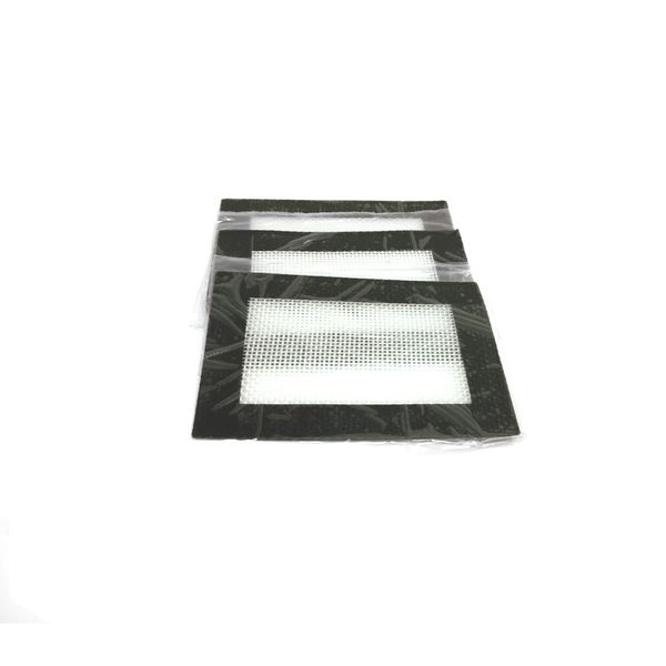 

3.25''x 4.5'' square small rectangle non-stick wax mat pad black heat proof silicone mat