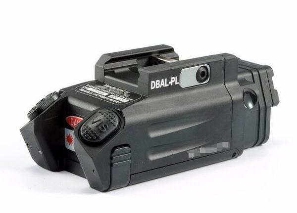 

tactical flashlight dbal-pl led flashlight with red laser and ir light