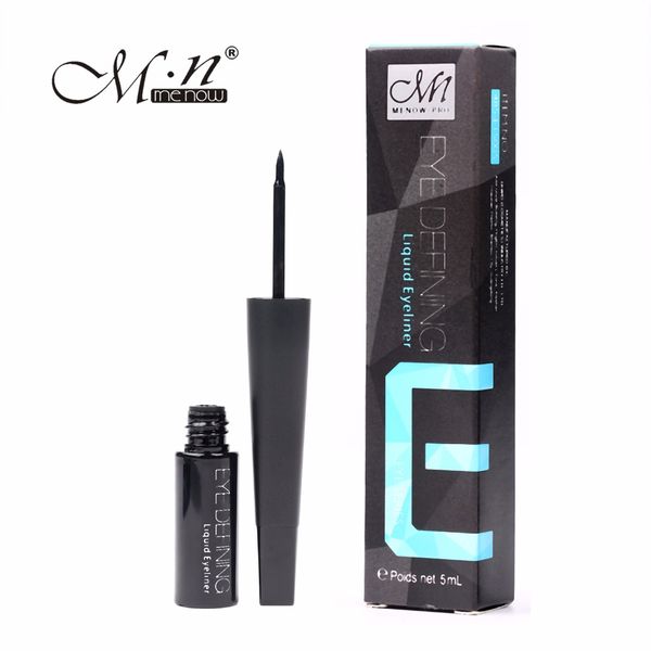 

wholesale- m.n menow brand selling new arrive makeup black liquid eyeliner lasting waterproof not blooming quick-drying cosmetice15005