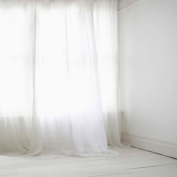 Weißer Vorhang, eleganter Fotografie-Hintergrund für Hochzeit, helles Fenster, Innenraum, Studio, Fotoshooting-Hintergrund, 3 x 3 m
