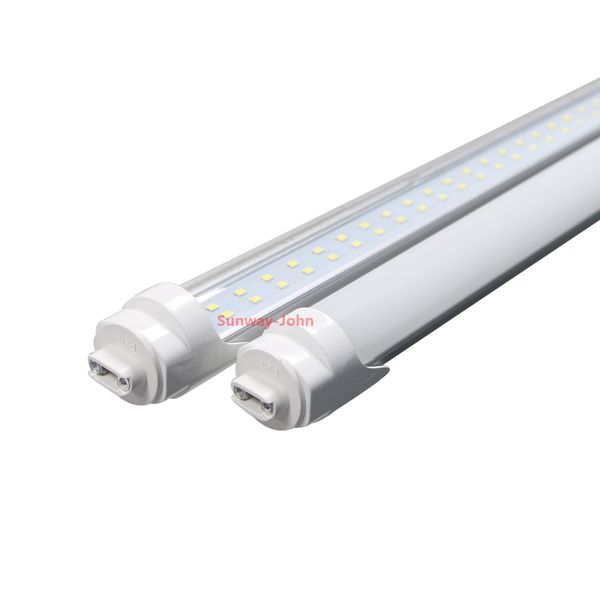 

super bright 8ft t8 led light tube r17d t8 led bulbs 72w 7200 lumens ac 85-265v ul dlc saa