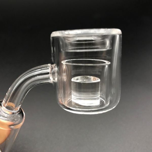 

Последний XXL кварцевый термоядерный реактор Banger Evan Shore кварцевый Banger 10 мм 14 мм 18 мм двойная трубка кварцевый гвоздь тепловой dab ногтей