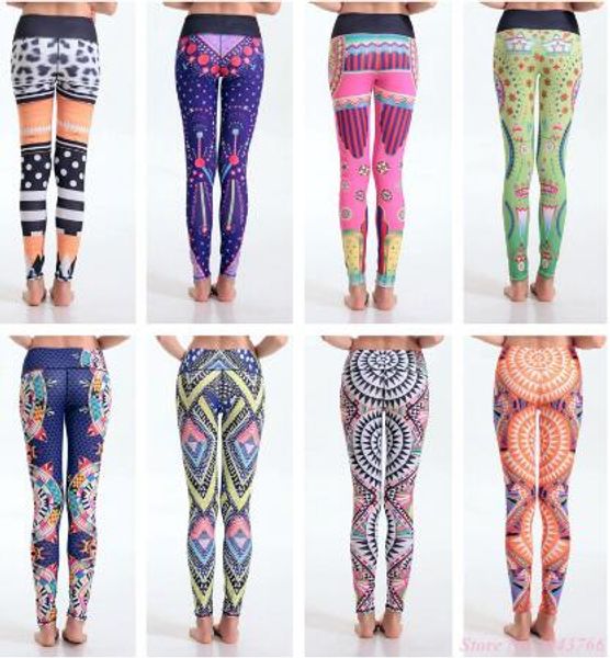 Leggings sportivi da donna push-up sexy Pantaloni da yoga fitness Pantaloni attillati elasticizzati per allenamento sportivo Abbigliamento da palestra Collant da corsa Slim