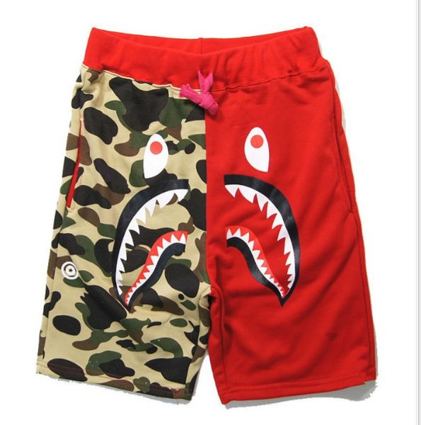 

Лето новый мужской wom спортивная одежда Брюки Бегун спортивный костюм причинно Crewneck птица OVO Дрейк черный хип-хоп stusay мужчины акула рот лоскутное брюки