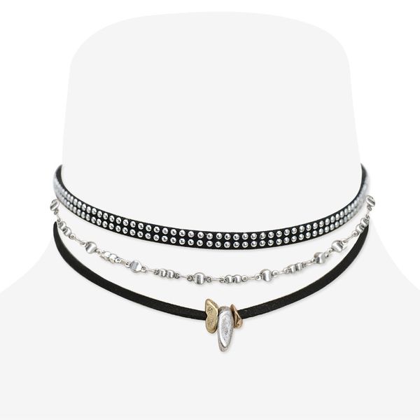 

fashion gothic snap street leather choker pendant necklace original creative design diy punk choker jewelry for women girls ladies gifts