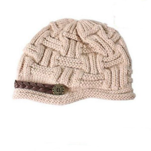 

wholesale-fashion women's braided autumn winter warm baggy beanie knit crochet ski hat cap, Blue;gray