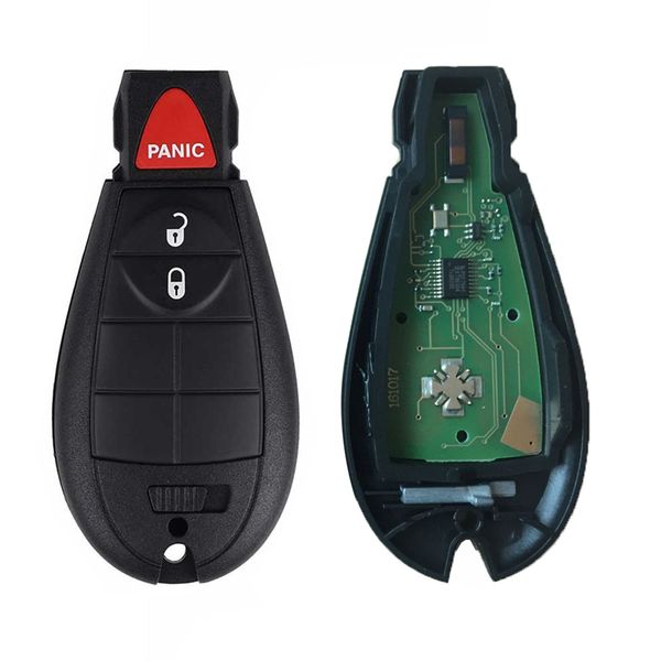

guaranteed 100% 3buttons keyless entry uncut car replacement remote transmitter key fob for dodge fobik ing