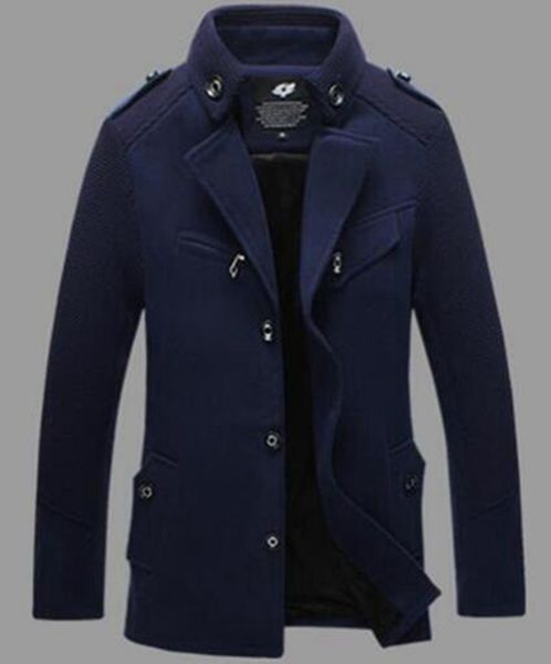 

новые мужские осень/зима в европе и культивировать свою мораль личность однобортный ткань пальто / m-4xl, Black