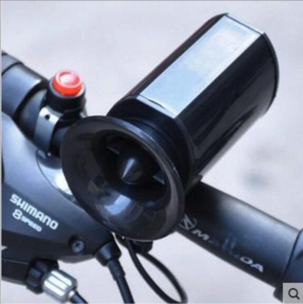 

black 6 sounds super loud ultra-loud electronic bicycle bell bike horn siren ping