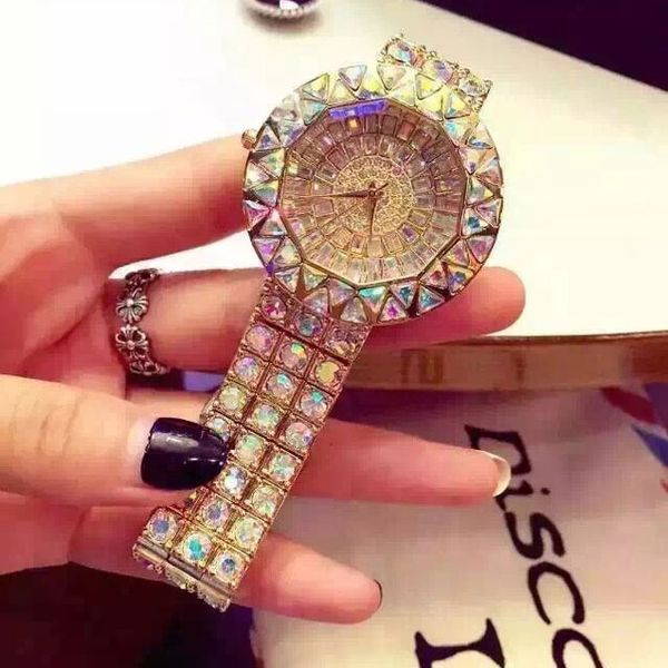 

платье часы для женщин дамы моды алмазов часы кварцевые наручные часы водостойкой montre femme бесплатная доставка, Slivery;brown