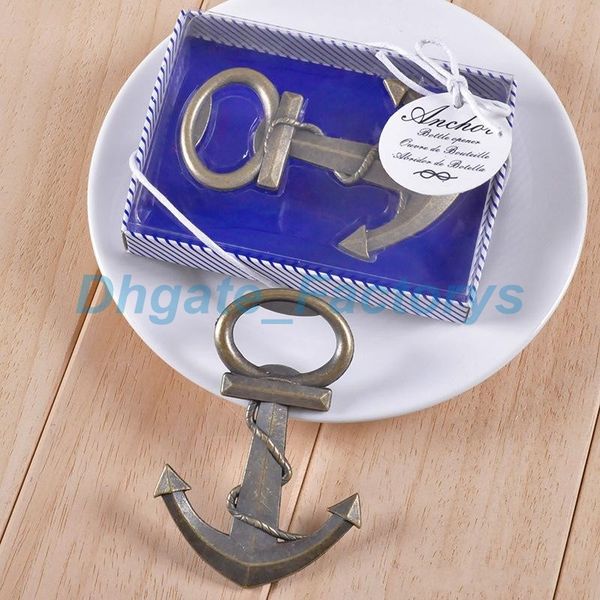 

Free shipping Vintage Antique Style Nautical Ships Boat Anchor Beer Bottle Opener Wedding Favors Gifts JF-656