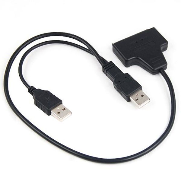 USB 2.0 до SATA 22PIN Adapter Cable для жесткого диска HDD 2,5 