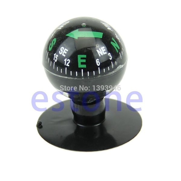 

wholesale-u119 mini flexible navigation compass ball dashboard suction cup car boat vehicle