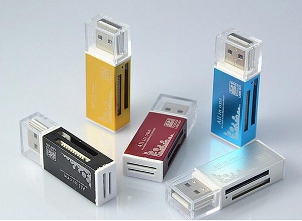 

новый считыватель смарт-карт multi кард-ридер для карты памяти memory stick pro duo micro sd tf m2 mmc sdhc ms