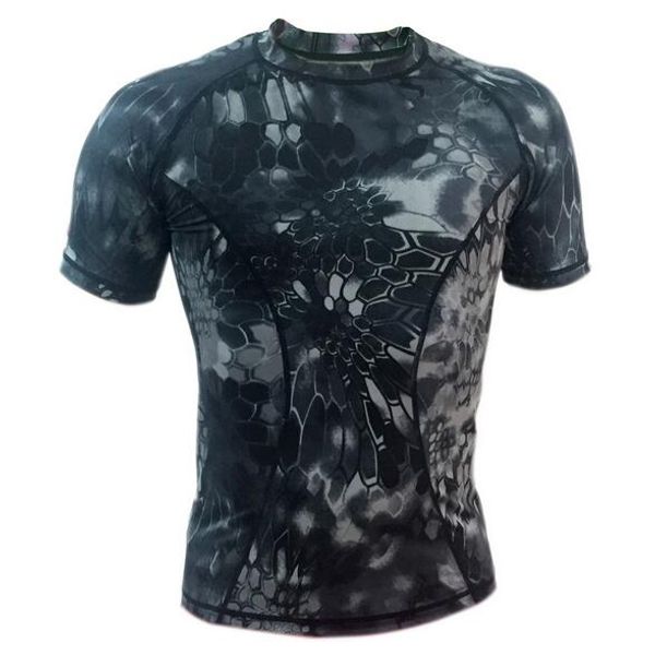 

tactical shirt outdoor t hunting men dry t-shirt breathable summer combat camouflage sport quick tshirt xxdmb, Black