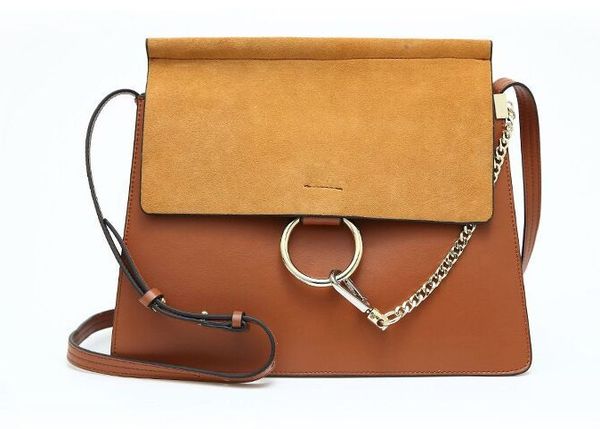 

popular fashion design women genuine leather cloe bag real cowskin shoulder bag chain organ bag