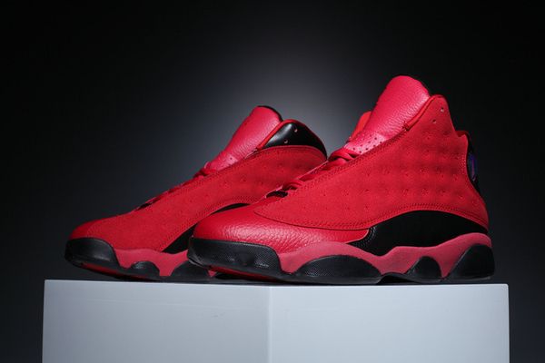 

with box 13 what is love chinese singles day red black bred men basketball shoes 13s sports shoes sneakers size 8-13