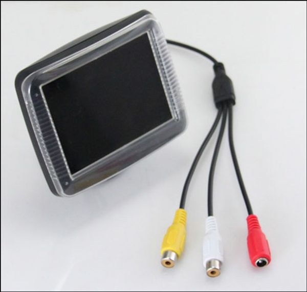 

car rearview camera intelligent parking assistance system pz601 3.5 inch 4:3 digital panel camera pixal 648*488 dhl