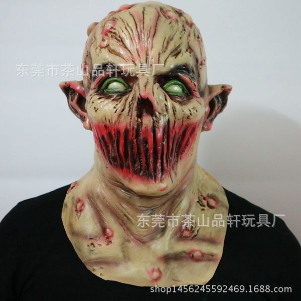 

высший сорт новый хэллоуин взрослых зомби маска латекс кровавый страшно маска крайне отвратительно анфас маска костюм партии косплей опора