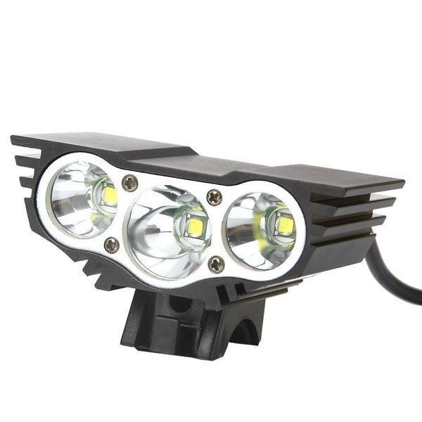 Torce per illuminazione esterna X3 mini faro a Led impermeabile XM-L faro per bici da bicicletta + caricabatterie + pacco batteria 2500ML