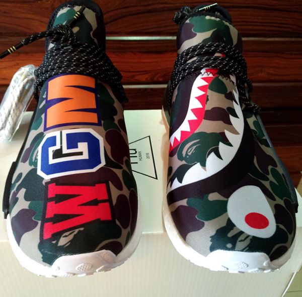 off white human race shoes