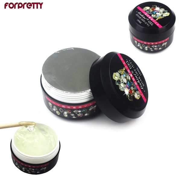 

Wholesale-Gel Nail Polish Glue UV Adhesives Rhinestone Super Sticky Professional Clear Bling Lak Led Lacquer 2016 Ongle Decoration Tool