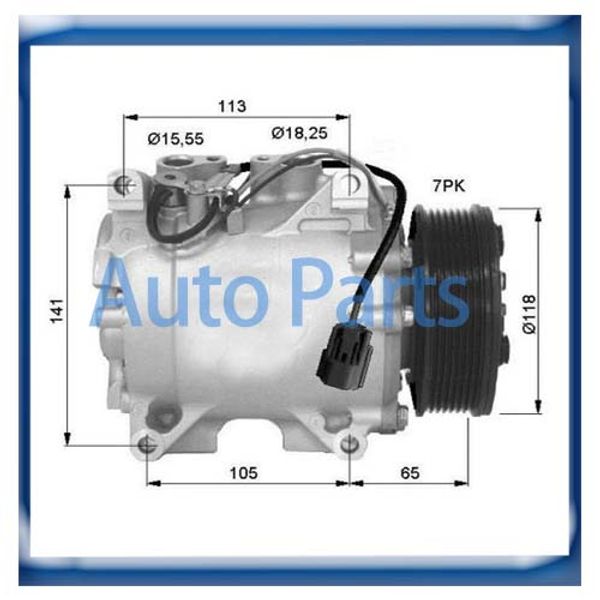 Compressor de ar do carro HS110R para Honda Accord Estate 38810RBA006 HDAK238 Keihin HDCRV02970