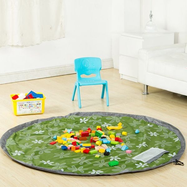 2019 Portable Large Kids Toy Storage Bag Play Mat For Lego Toys