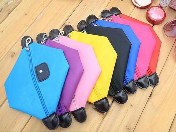 

lady travel cosmetic make up pouch bag clutch handbag casual purse