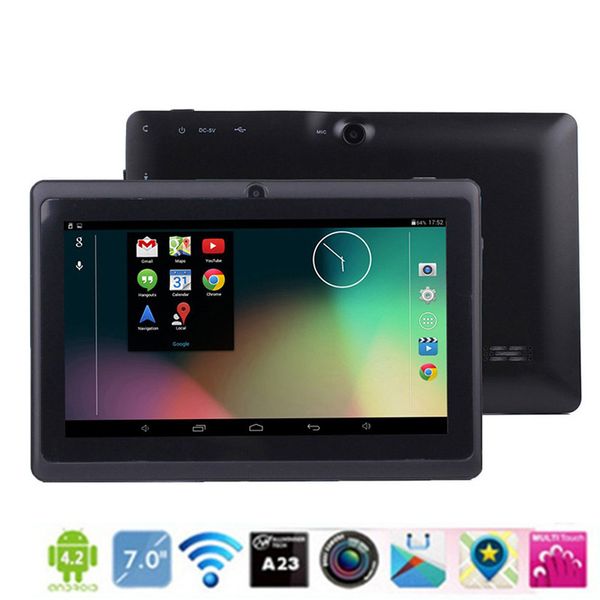 

Q88 7 дюймов Android 4.4 Tablet PC Dual Core 1024 * 600 Allwinner A33 емкостный MID 512 МБ 8 ГБ планшет