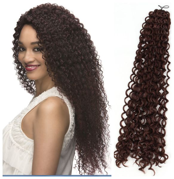 Onda de água 20inch Free Tress Menor preço Freetress Water Water Water, cabelo europeu para trança, extensão de cabelo sintético, tranças de crochet