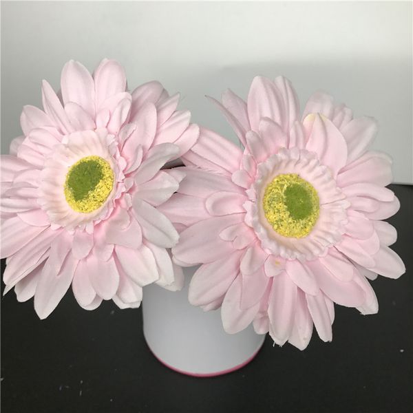

baby pink artificial silk daisy flower heads 11cm real touch daisy silk flowers chrysanthemum sunflowers flowers wedding patry decoration