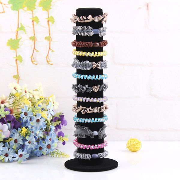 

Высокое качество Черный Hairband Подставка стяжкой Держатель для украшений Аксессуа